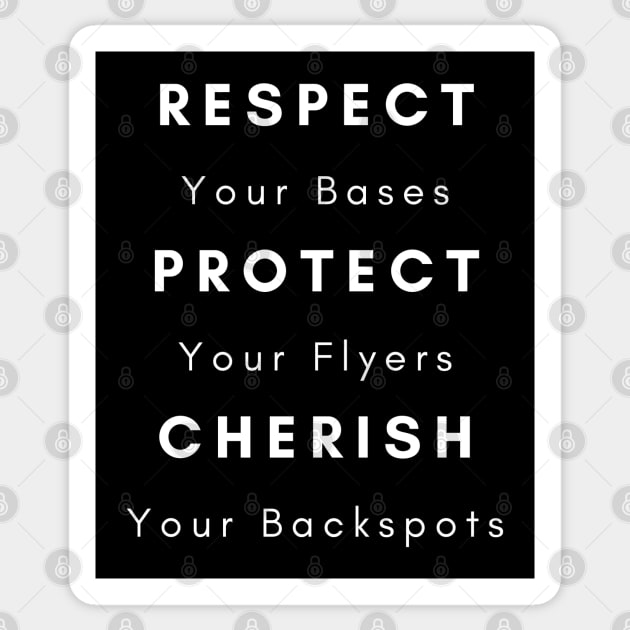 Respect Your Bases Sticker by HobbyAndArt
